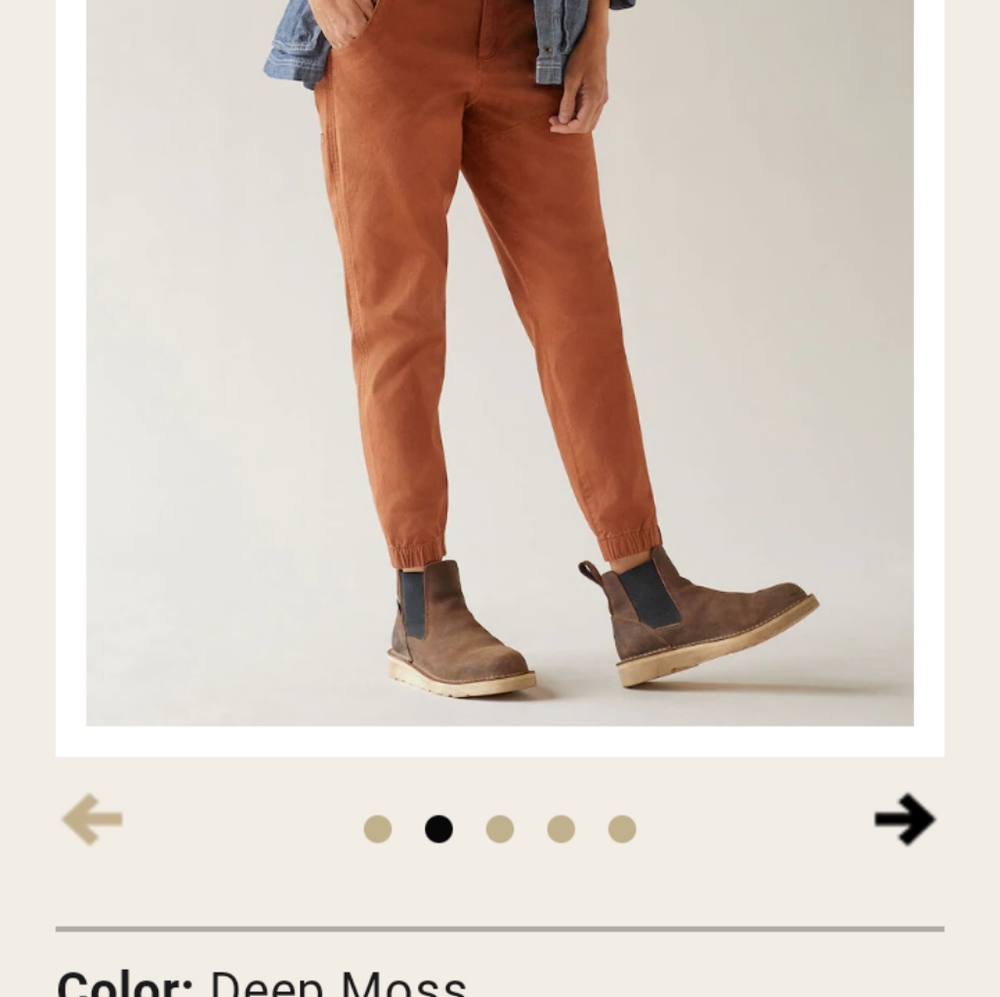 Deluth NWT Women's Rootstock Gardening Joggers